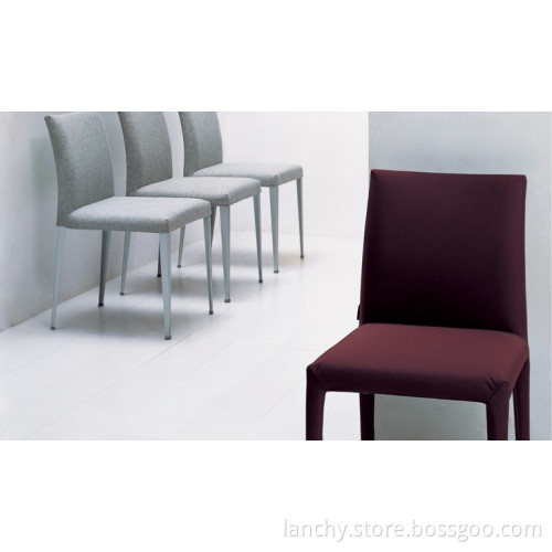 Modern Dining Chair with Fabric or Leather Cover (DC-02C)
